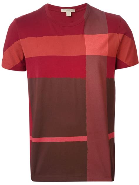 burberry red tee|Burberry shirts for men price.